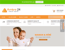 Tablet Screenshot of ambre24.com